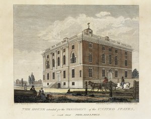 Das für den Präsidenten der Vereinigten Staaten vorgesehene Haus in der Ninth Street, Philadelphia von W. Birch and Son