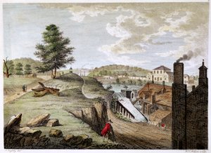Greenfield Brass Mill bei Holywell, Flintshire, Wales von W. C. Wilson
