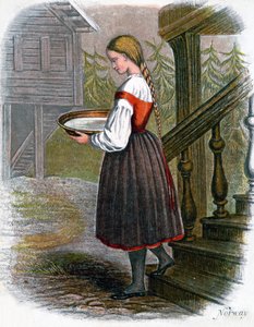 Norwegisches Bauernmädchen, 1809