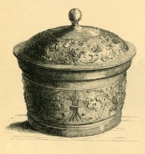 Metallkiste mit Deckel, um 1600, 1881