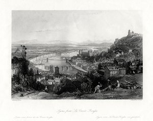 Lyon, Frankreich, 1875 von W Floyd