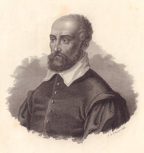 Porträt des italienischen Architekten Andrea Palladio, Pseudonym von Andrea di Pietro (1508-1580), Kupferstich von John Ward Dunsmore