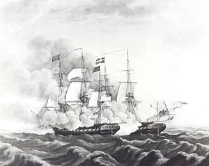 USS Constitution und HMS Guerriere
