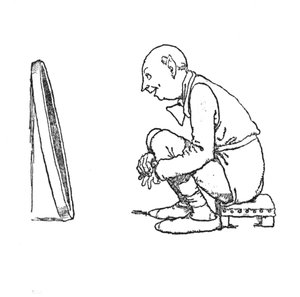 Er kicherte vor Freude, ca. 1930