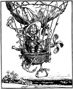 Illustration aus dem Kinderbuch Die Abenteuer von Onkel Lubin, 1902