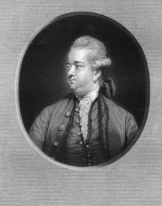 Edward Gibbon, britischer Historiker des 18. Jahrhunderts, 1836 von W. Holl