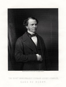 Edward Henry Stanley, 15. Earl of Derby, britischer Staatsmann von W. Holl