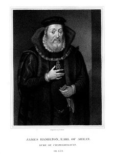 James Hamilton, 2. Earl of Arran, schottischer Adliger, 1826 von W. Holl