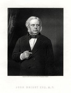 John Bright, britischer Radikaler und liberaler Staatsmann, 19. Jahrhundert