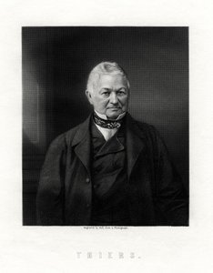 Louis Adolphe Thiers, französischer Staatsmann und Historiker, 19. Jahrhundert