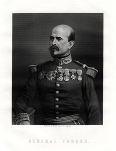 Louis Jules Trochu, französischer Militärführer und Politiker, 19. Jahrhundert von W. Holl