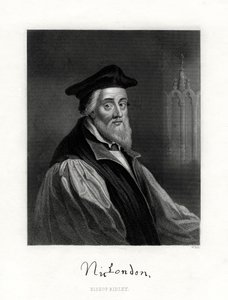 Nicholas Ridley, gestorben am 16. Oktober 1555, englischer Geistlicher, 19. Jahrhundert
