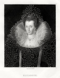 Königin Elisabeth I., 1860 von W. Holl