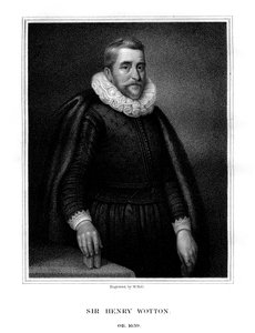 Sir Henry Wotton, englischer Autor und Diplomat (1824) von W. Holl