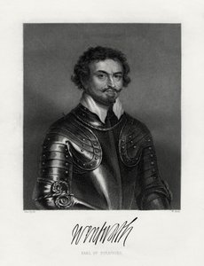 Porträt von Thomas Wentworth, 1. Earl of Strafford 1593-1641, 19. Jahrhundert