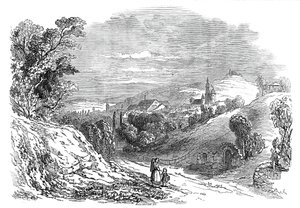 Coburg - nach der Zeichnung Seiner Königlichen Hoheit Prinz Albert (1845)