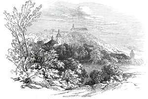 Palast von Molsdorf - nach der Zeichnung Seiner Königlichen Hoheit Prinz Albert (1845) von W. J. Linton