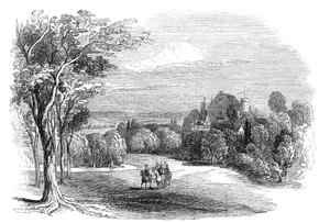 Schloss Rosenau bei Coburg - nach der Zeichnung Seiner Königlichen Hoheit Prinz Albert (1845) von W. J. Linton