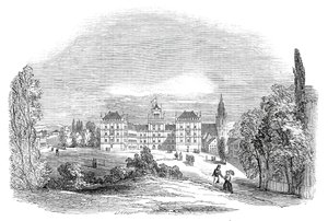 Der Palast von Ehrenburg, in Coburg - nach der Zeichnung Seiner Königlichen Hoheit Prinz Albert
