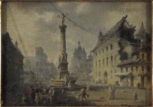 Place du Châtelet, 1809 von W. Lebelle