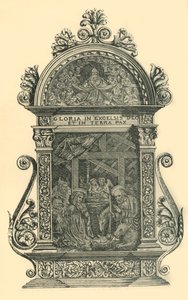 Silbernes Pax mit Krippenszene, frühes-mittleres 19. Jahrhundert, 1881