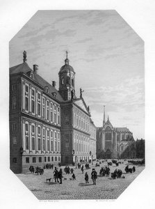 Rathaus in Amsterdam, Niederlande von W. Steelink