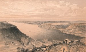 Die Nordseite des Hafens von Sebastopol, vom Hafen aus gesehen, 1856