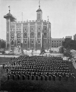 Das 1. Suffolk Regiment im Tower of London, 1895-1896 von W. W. Rouch