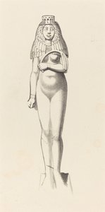 Figur von Bubaste oder Isis von W. Walton after John Flaxman