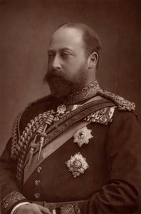 Edward VII (1841-1910), König des Vereinigten Königreichs ab 1901, als er noch Prinz von Wales war