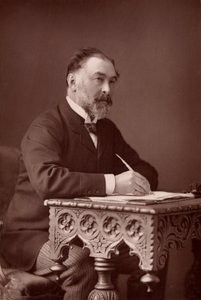 Frederick Harrison (1831-1923) englischer Jurist und Positivist von W. and D. (after) Downey