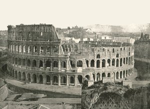 Das Kolosseum, Rom, Italien, 1895
