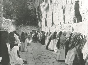 Die Klagemauer, Jerusalem, Palästina, 1895 von W and S Ltd