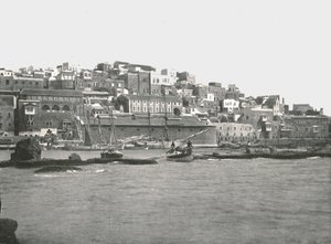 Blick vom Meer, Jaffa, Palästina, 1895