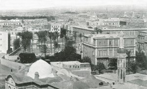 Ansicht der Stadt Alexandria, Ägypten, 1895