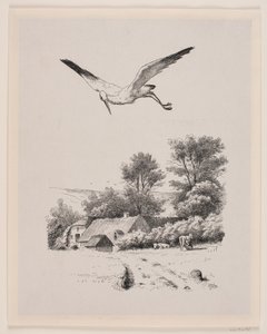 Illustration zu Christian Winther, "Chresten und Lene" von Waldemar Bøhme