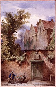 Nell Gwynnes Haus, Bagnigge Wells, St Pancras, London, 1865 von Waldo Sargeant