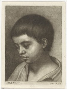 Kopf eines Jungen, nach links von Wallerant Vaillant