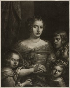 Die Frau und Kinder des Künstlers von Wallerant Vaillant