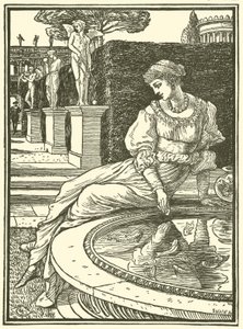 Prinzessin Fiorimonde (Stich) von Walter (after) Crane