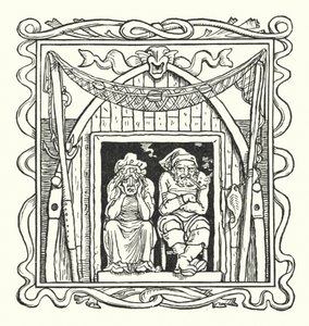 Der Fischer und seine Frau (Stich) von Walter (after) Crane