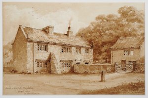 Haus am Hill Top, Meanwood, ca. 1870 von Walter Braithwaite