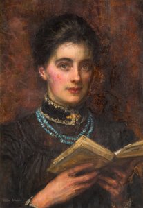 Porträt der Frau des Künstlers, 1895-1910 von Walter Chamberlain Urwick
