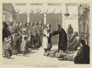 Die östliche Frage, heulende Derwische in Scutari von Walter Charles Horsley