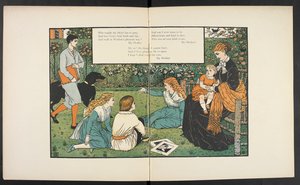 Eine Familie im Garten