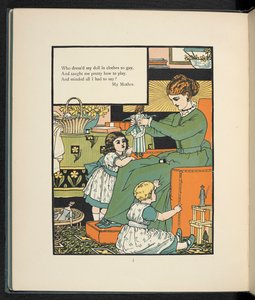 Eine Mutter mit ihren Kindern