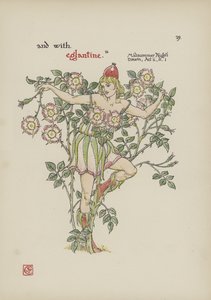 Blumen aus Shakespeares Garten von Walter Crane