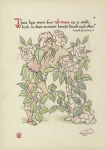 Blumen aus Shakespeares Garten von Walter Crane