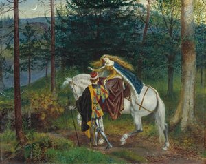 Illustration für La Belle Dame sans Merci von John Keats von Walter Crane
