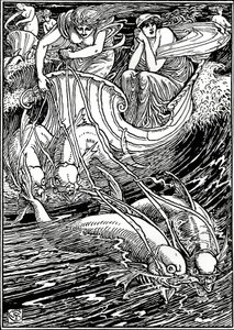 Illustration für die Faerie Queene, um 1890, 1897 von Walter Crane